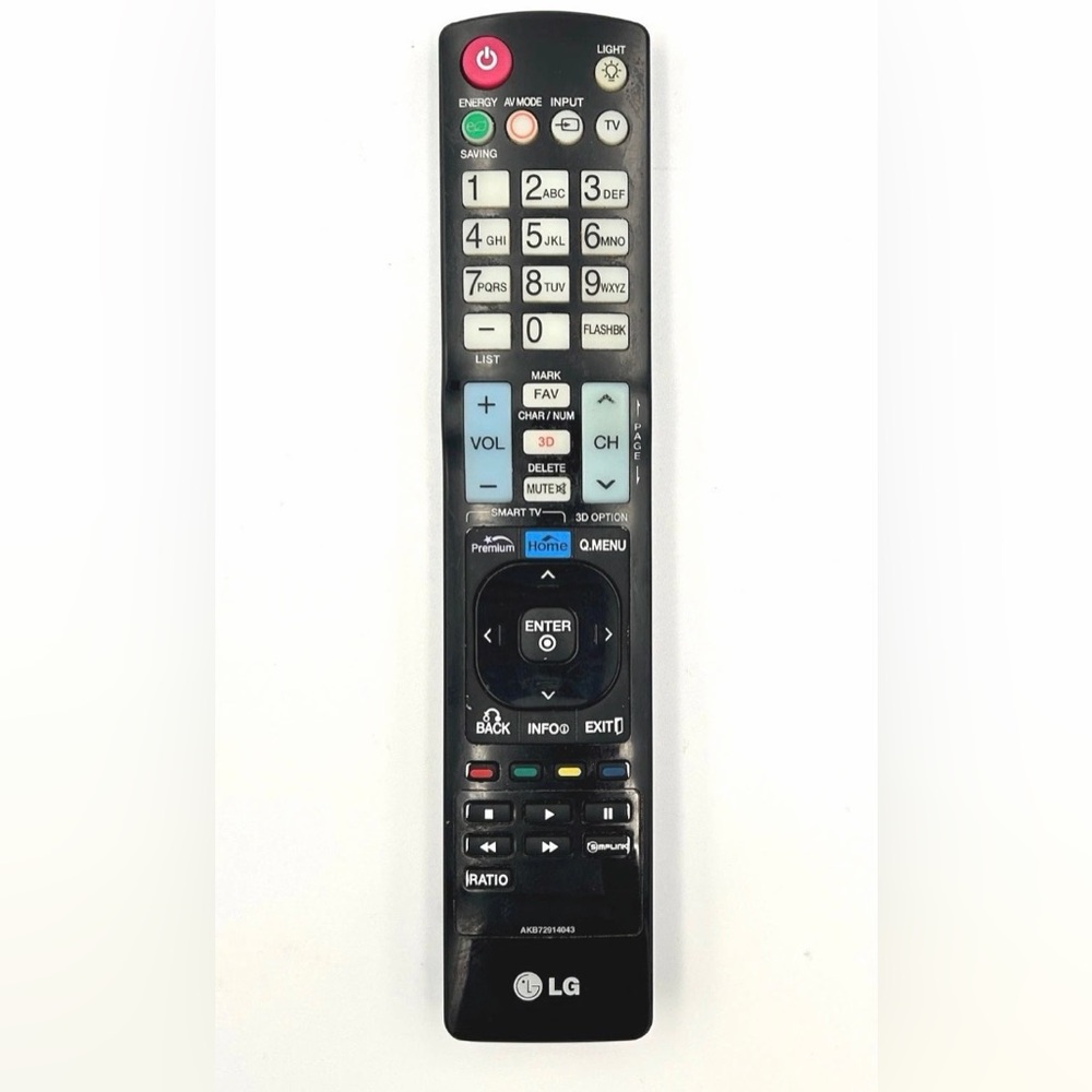 NWOT LG AKB72914043 Smart TV Remote Control Black Original Never Used